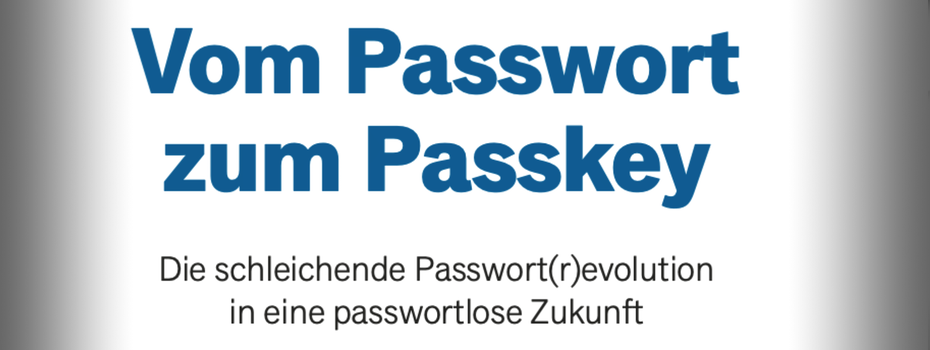 The Future of Authentication: From Password to Passkey – Handelsblatt Publication